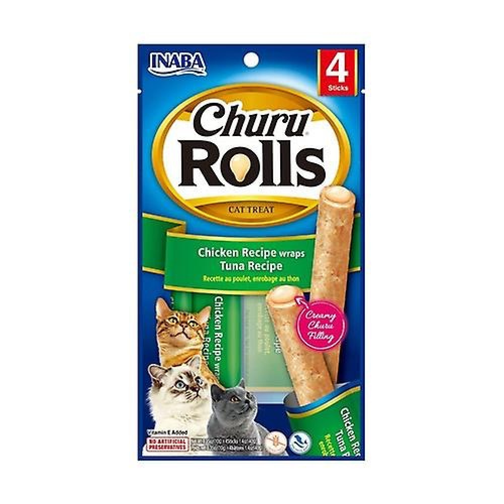 مكافات اينابا تشورو رول دجاج محشية كريمة تونا 4*10غ مكافات اينابا تشورو رول دجاج محشية كريمة تونا 4*10غ
