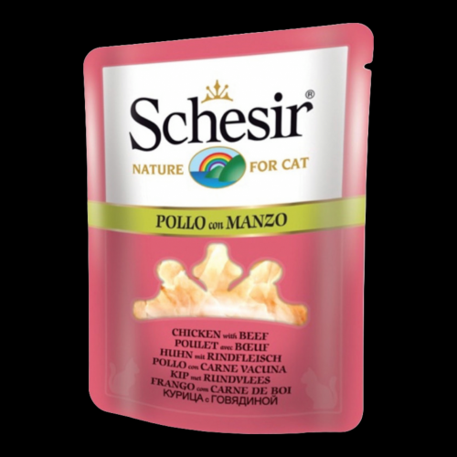 شيزر طعام قطط رطب دجاج مع اللحم البقري 70 جرام شيزر طعام قطط رطب دجاج مع اللحم البقري 70 جرام