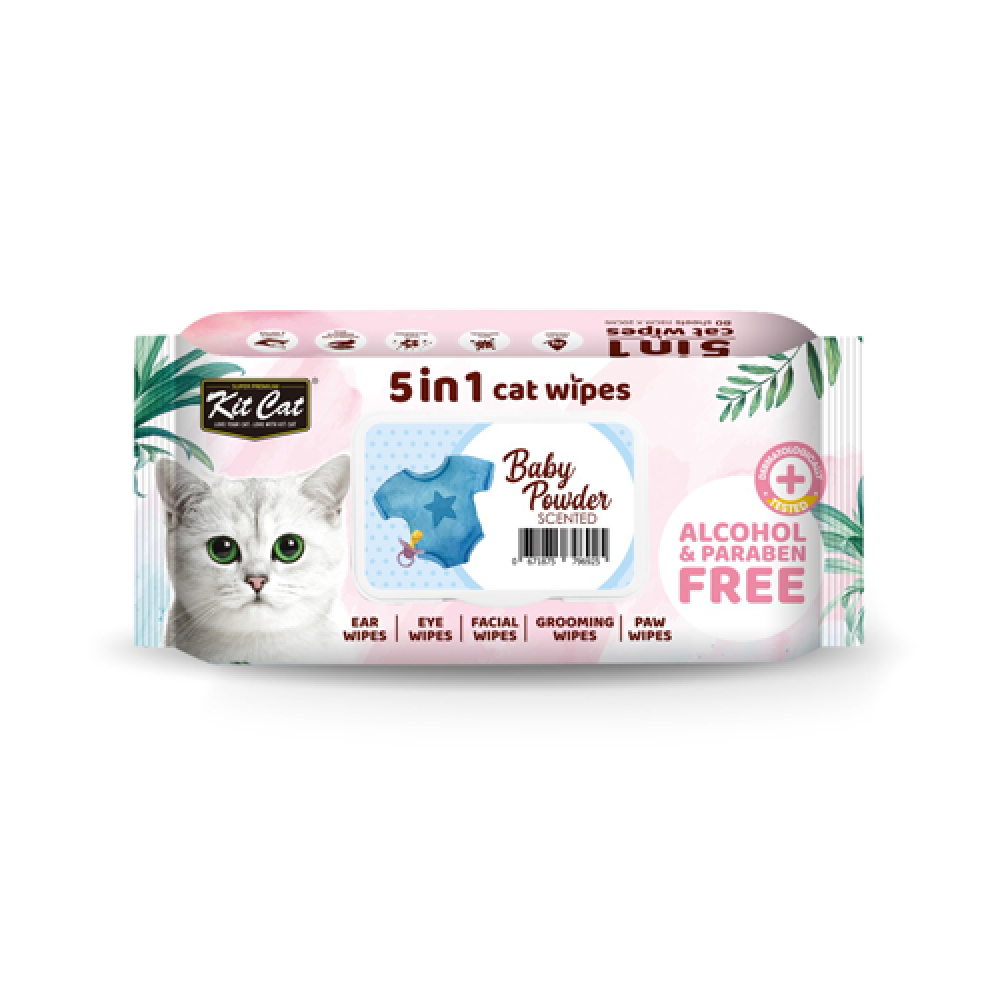 مناديل معطرة 5 في 1 برائحة بودرة الأطفال 80قطعة