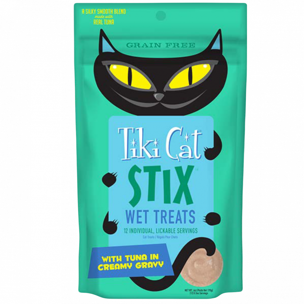 تيكي كات ستيكس مكافات رطبة تونا في المرق الكريمي 6*14 جرام تيكي كات ستيكس مكافات رطبة تونا في المرق الكريمي 6*14 جرام