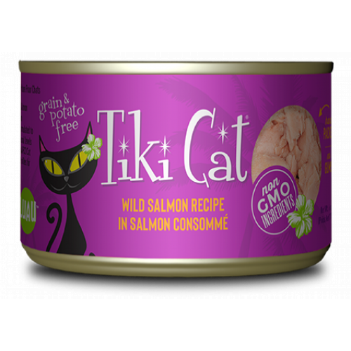 تيكي كات  لواو سالمون في مرق السالمون  طعام رطب للقطط 80 جرام