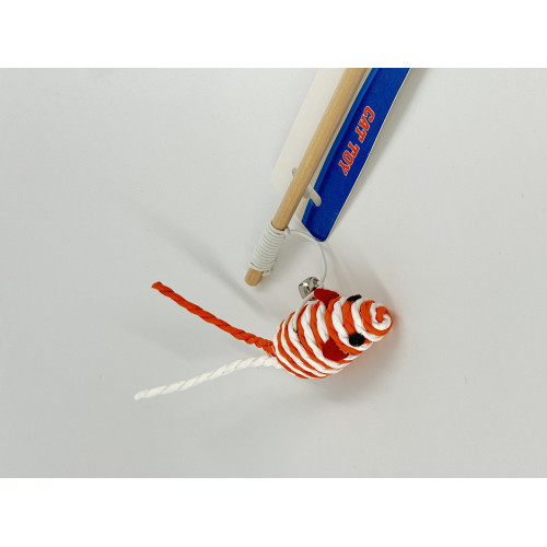 سنارة للقطط دمية الفأر الوان متعددة سنارة للقطط دمية الفأر الوان متعددة