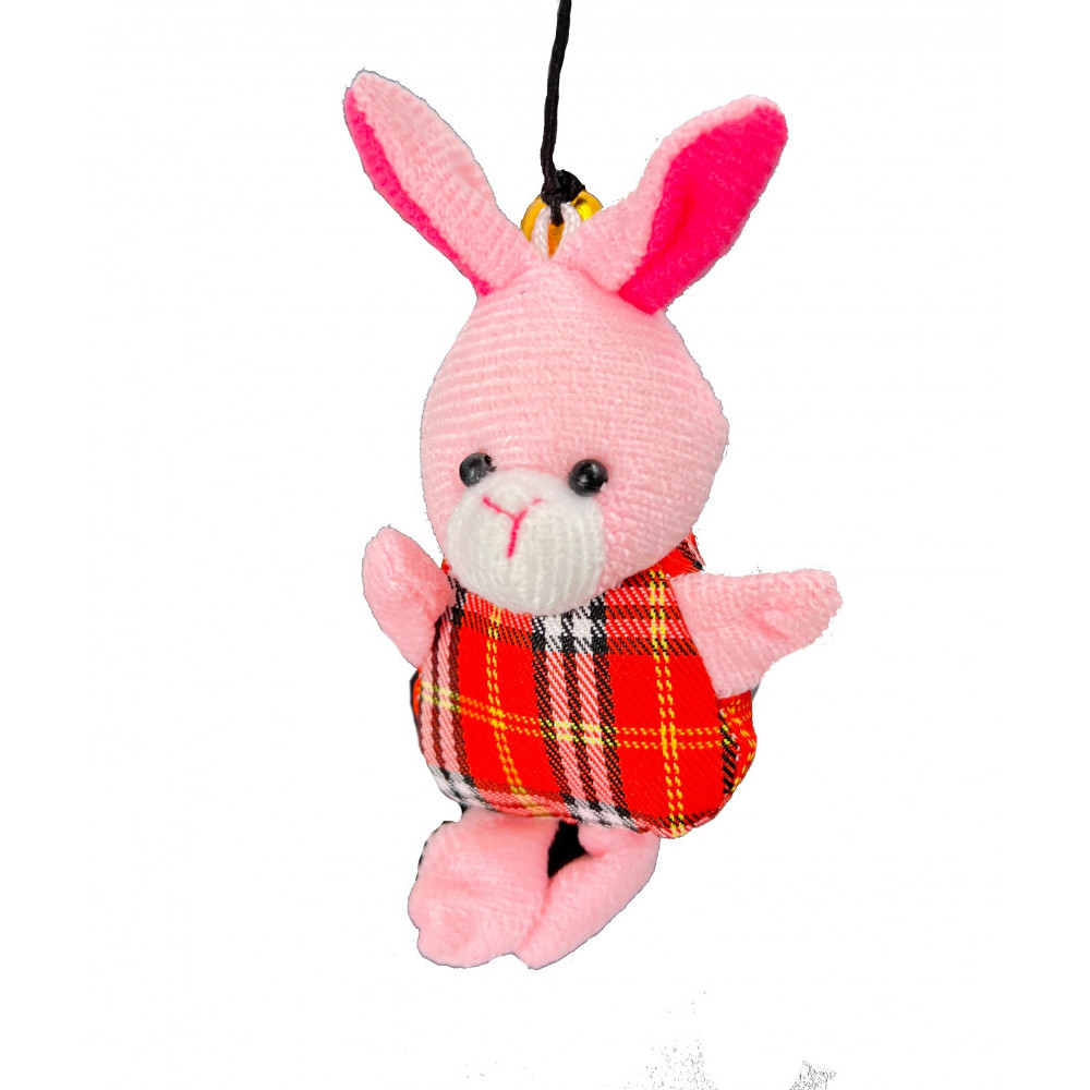 لعبة سنارة دمية الارنب وردي للقطط