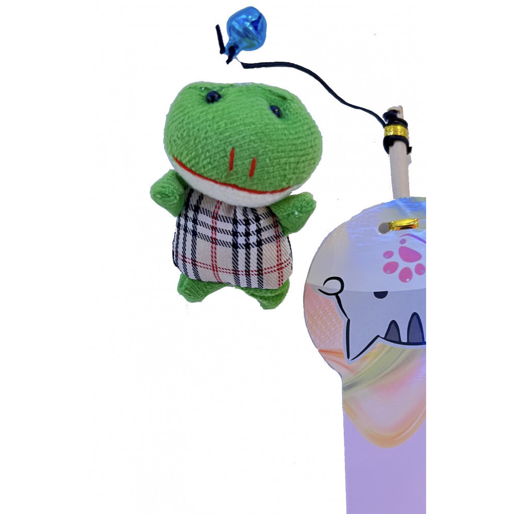 لعبة سنارة دمية الوان متعددة للقطط