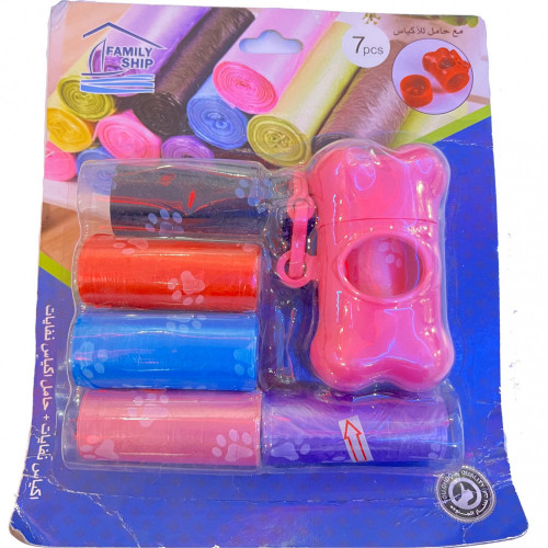 اكياس نفايات عملية مع حامل 6قطع اكياس نفايات عملية مع حامل 6قطع