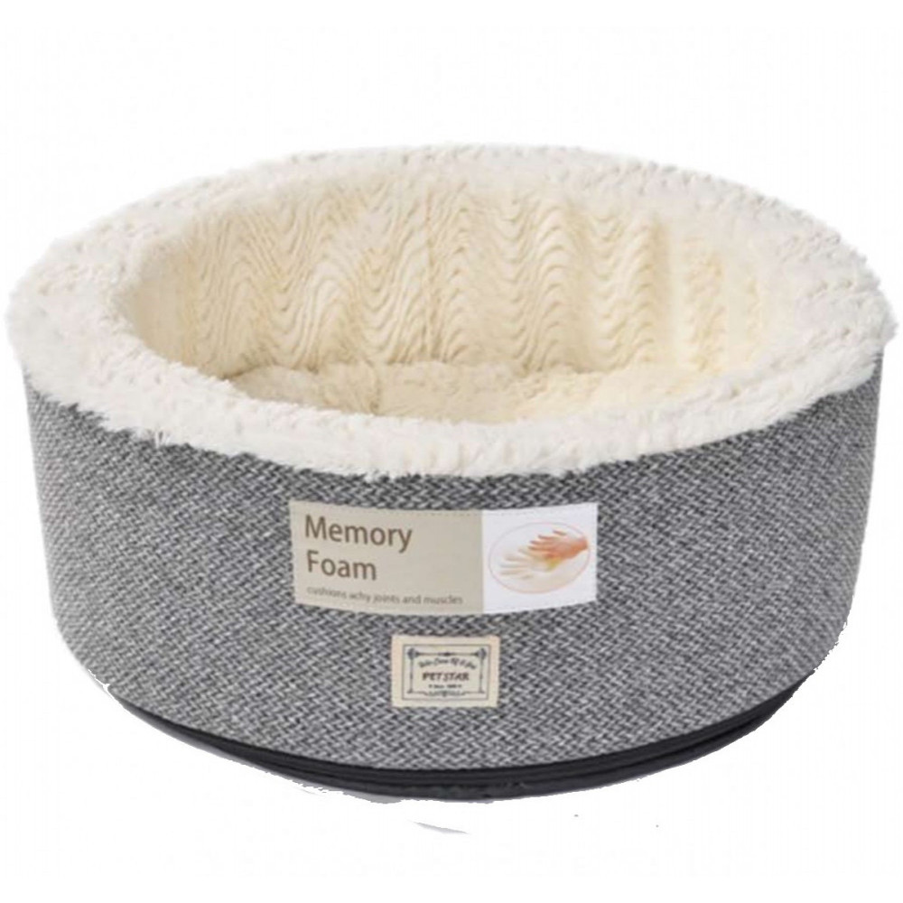 سرير قطط فيلاين قو من الفوم مريح رصاصي