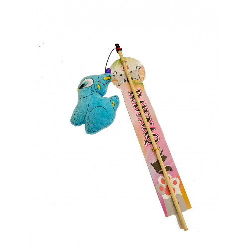 سنارة للقطط دمية ارنب ازرق سنارة للقطط دمية ارنب ازرق