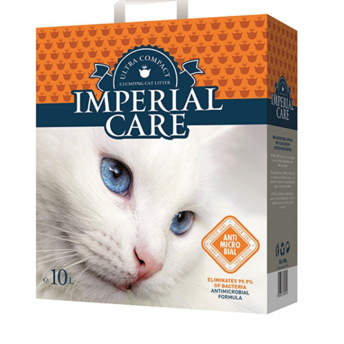 رمل قطط امبريال كير بالايونات الفضية النشطة 10لتر رمل قطط امبريال كير بالايونات الفضية النشطة 10لتر