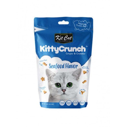 كت كات كيتي كرنش اظرف مكافآت بنكة المأكولات البحرية 60غ كت كات كيتي كرنش اظرف مكافآت بنكة المأكولات البحرية 60غ
