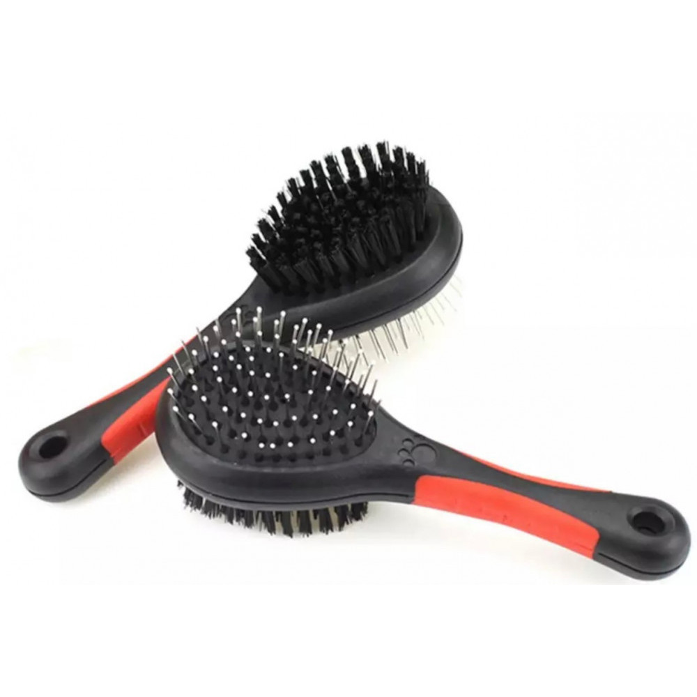 مشط الشعر بوجهين للقطط والكلاب