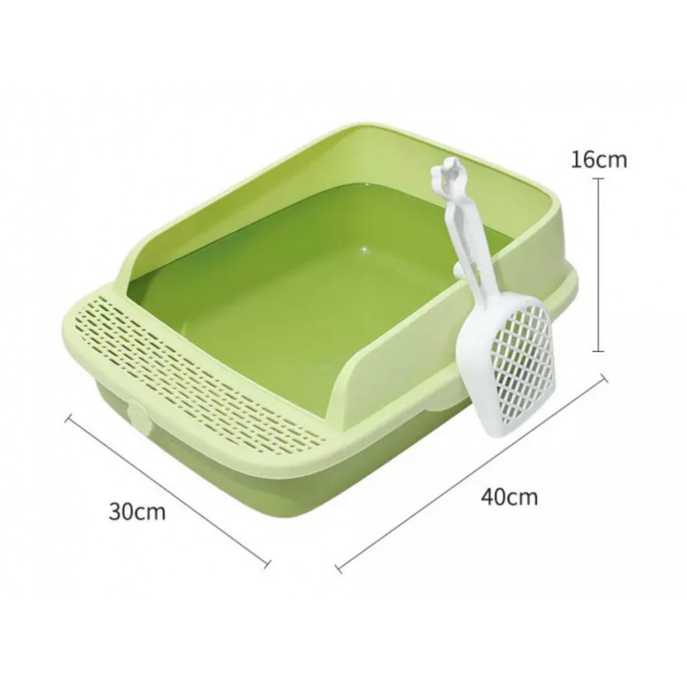 ليتربوكس حوض رمل بتصميم اطراف شبك مع مجرفة