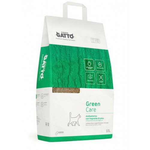 ليندو كات رمل قطط جرين كير برائحة الصنوبر 10لتر ليندو كات رمل قطط جرين كير برائحة الصنوبر 10لتر