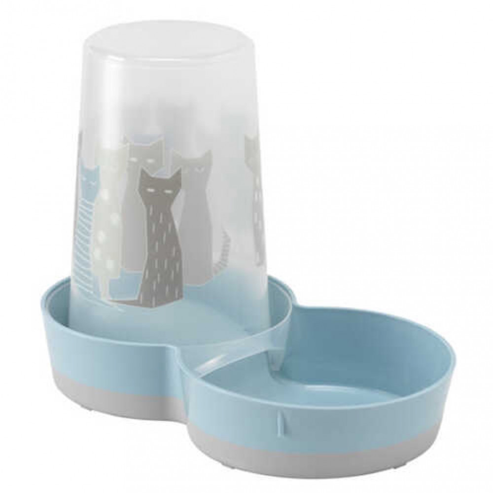 صحن طعام الشعوب موزع طعام او ماء من موديرنا 1.5لتر