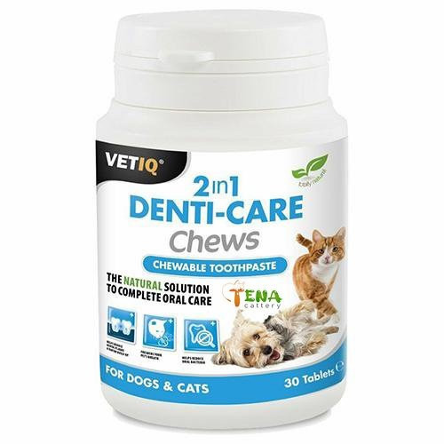 اقراص للعناية بالاسنان للقطط والكلاب 30قرص