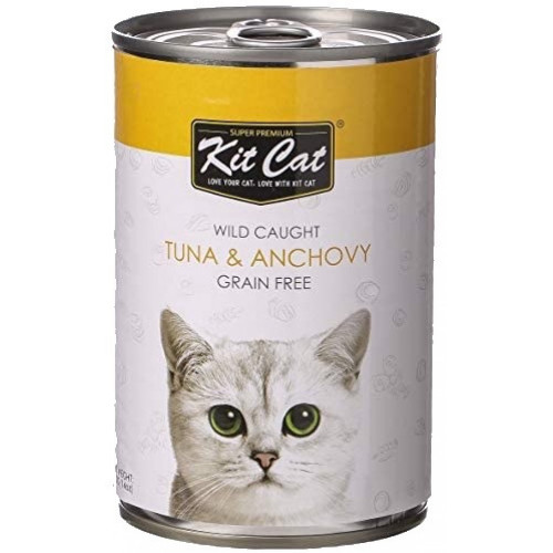 معلبات كت كات تونا وسمك الانشوجه 400g