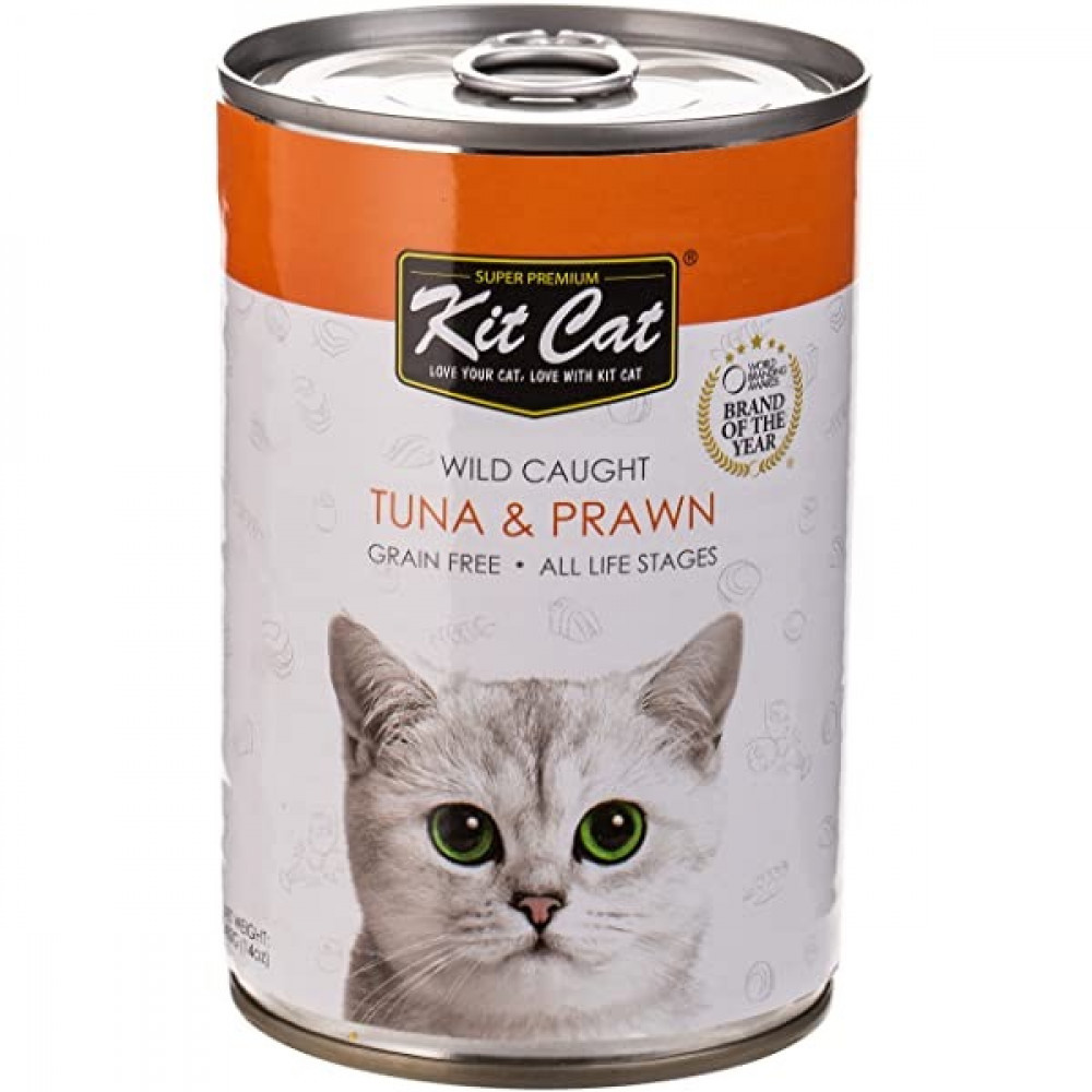 معلبات كت كات تونا والجمبري 400g