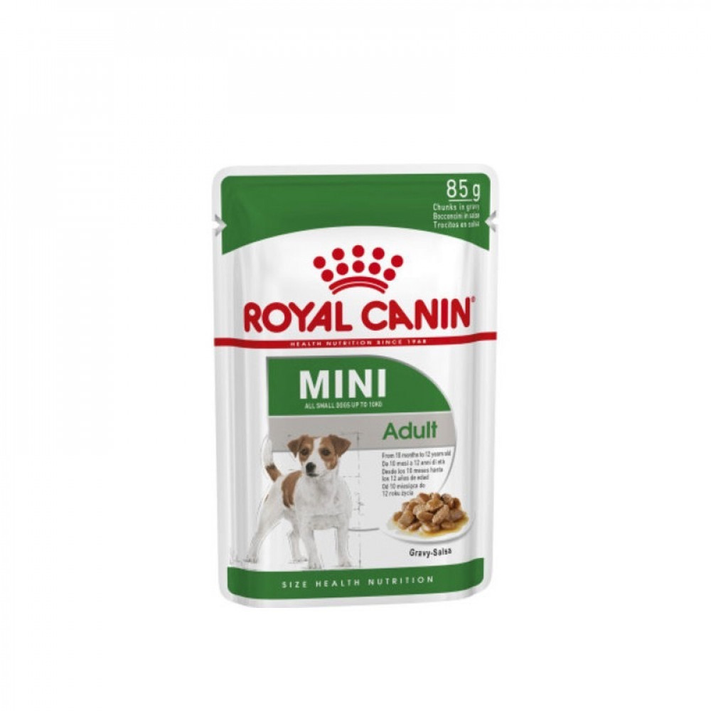 طعام رطب ميني للكلاب البالغة من السلالات الصغيرة 85غ طعام رطب ميني للكلاب البالغة من السلالات الصغيرة 85غ