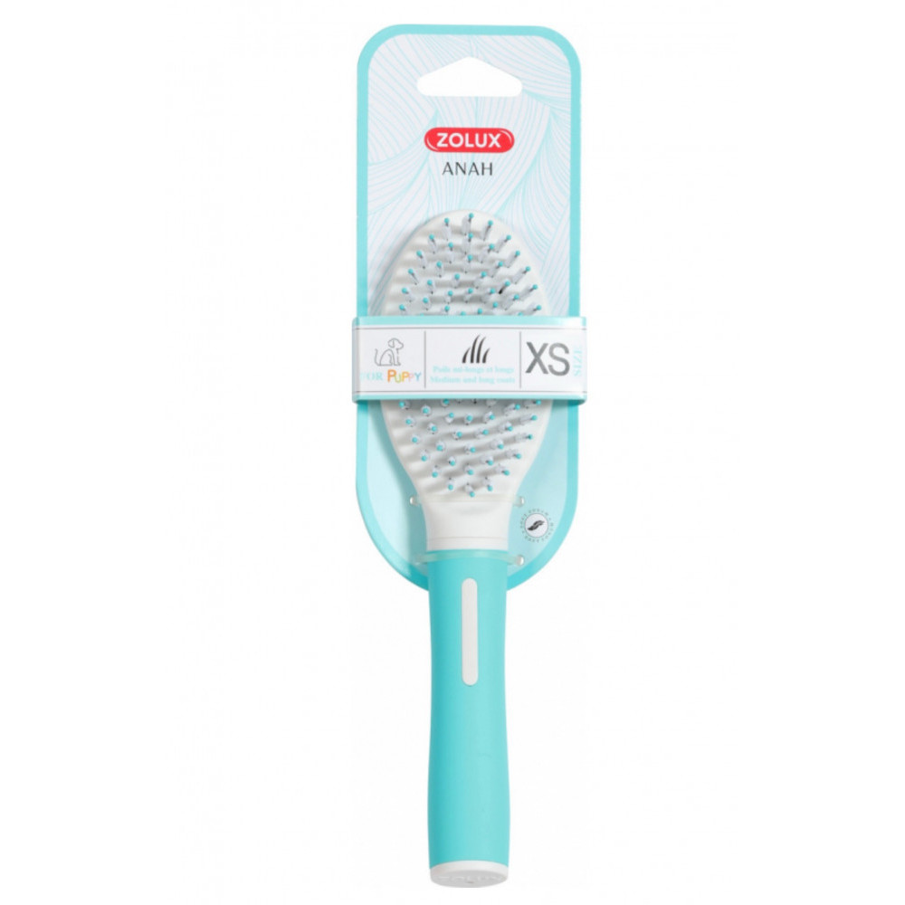 فرشاة بيضاوية بحجم صغير جدا لتمشيط شعر الكلاب فرشاة بيضاوية بحجم صغير جدا لتمشيط شعر الكلاب