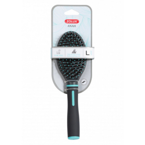 فرشاة بيضاوية بحجم كبير لتمشيط شعر الكلاب