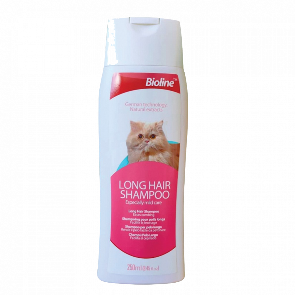 شامبو للعناية بالشعر الطويل للقطط 250مل شامبو للعناية بالشعر الطويل للقطط 250مل