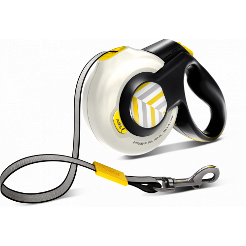 ليش اوتو بريك مع مقبض للتمد ابيض مقاس وسط M