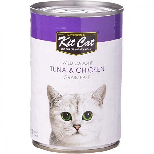 كت كات معلبات كت كات  تونا والدجاج 400g