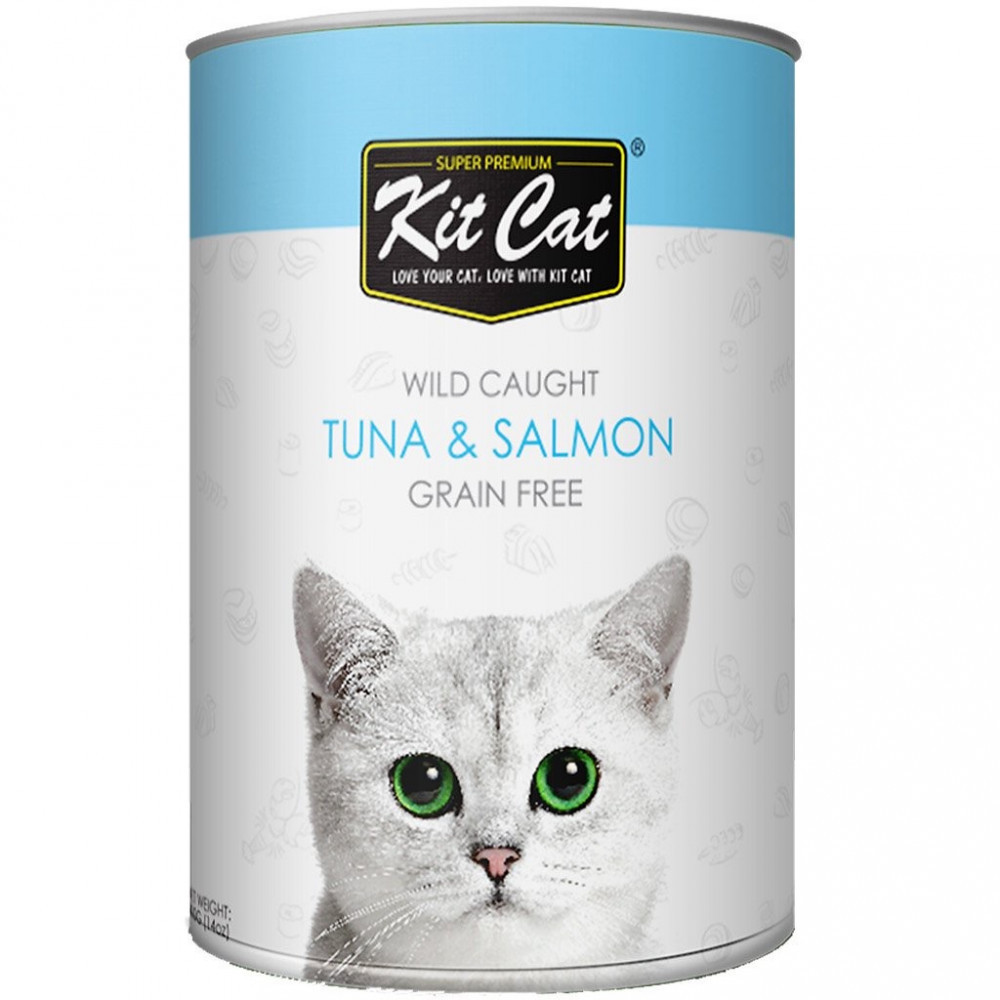 كت كات معلبات التونة والسلمون 400g
