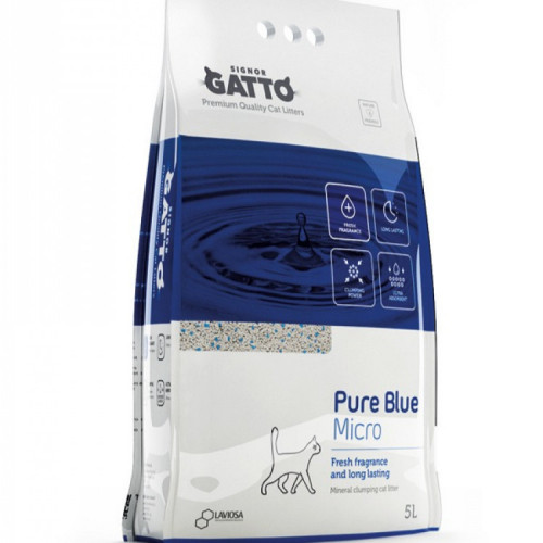 رمل سنيور جاتو قطط الازرق النقي 10لتر رمل سنيور جاتو قطط الازرق النقي 10لتر