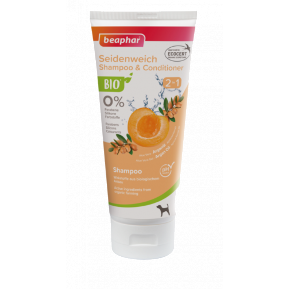 شامبو وبلسم للكلاب بببذور المشمش والصبار وزيت الزيتون 200مل شامبو وبلسم للكلاب بببذور المشمش والصبار وزيت الزيتون 200مل