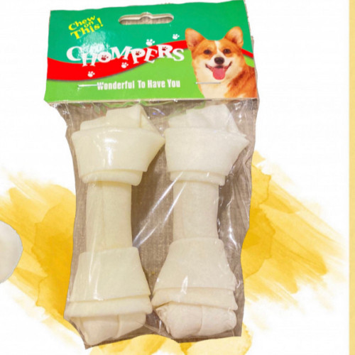 سناك عظم للكلاب قطعتين وسط