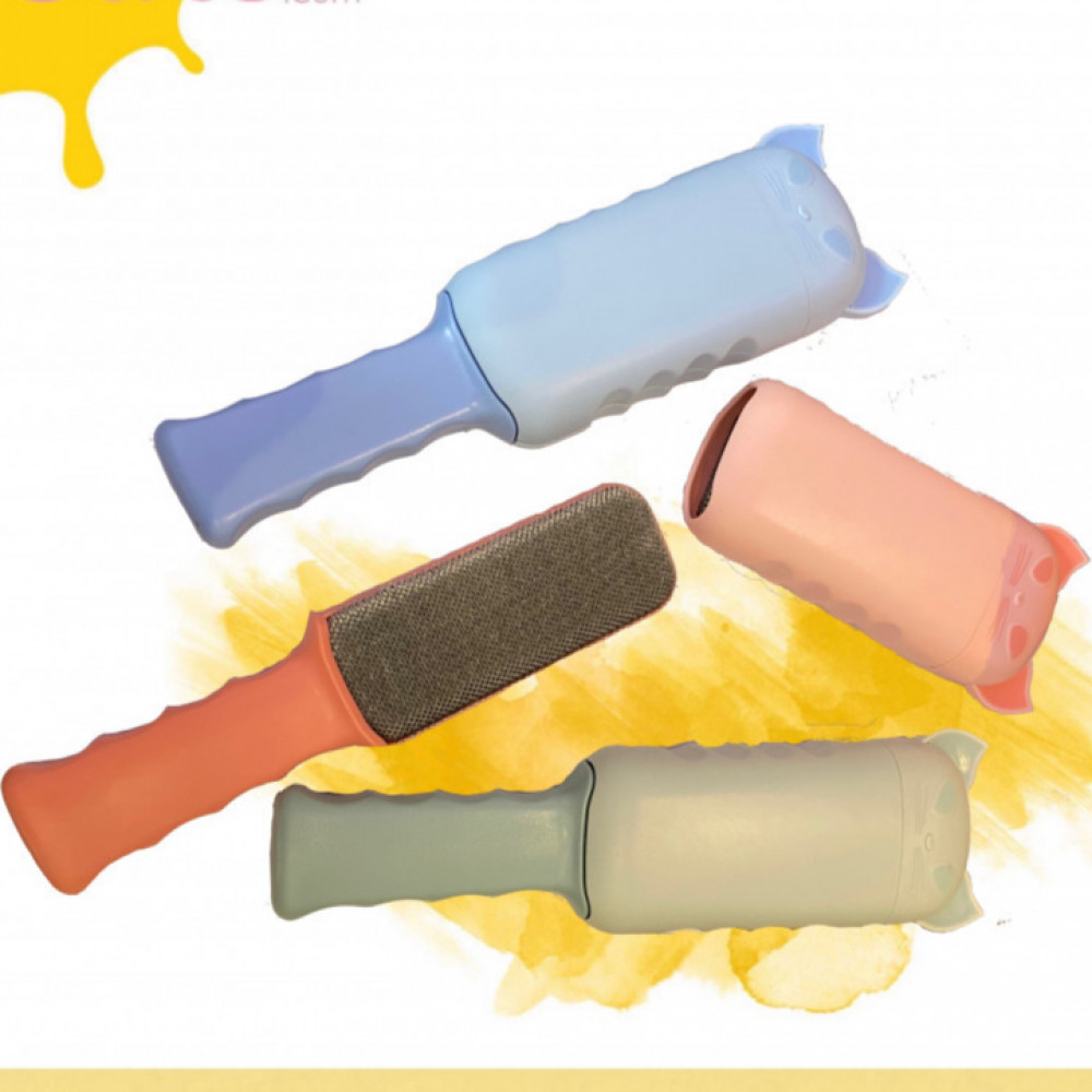 رول لازالة شعر الحيوانات مع غطاء للتنظيف الذاتي