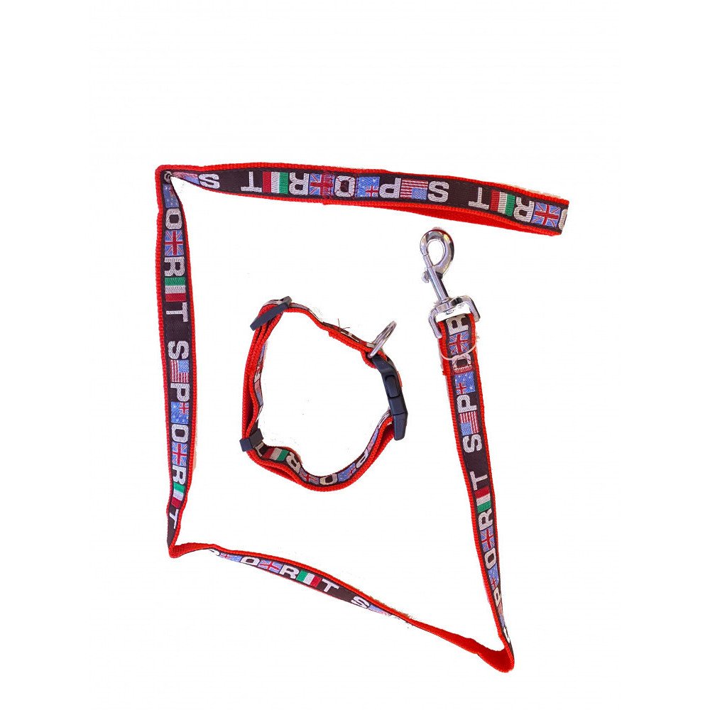 حبل تنزه قماشي مع طوق حبل تنزه قماشي مع طوق