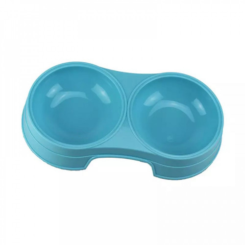 صحن طعام مزدوج سادة