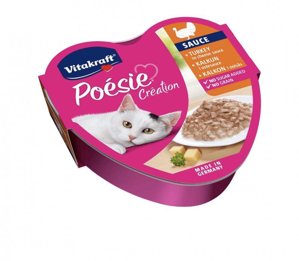 فيتا كرافت طعام قطط رطب بالديك الرومي والجبنه 85جرام