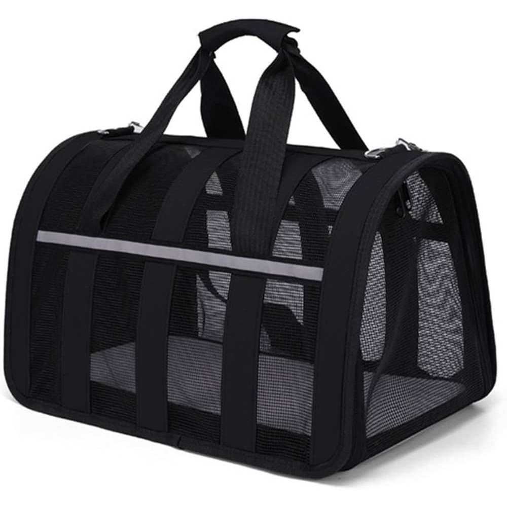 حقيبة للقطط للتنقل وسط اسود