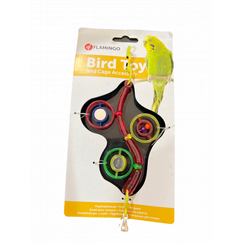 لعبة تعليق للطيور الصغيرة مع جرس