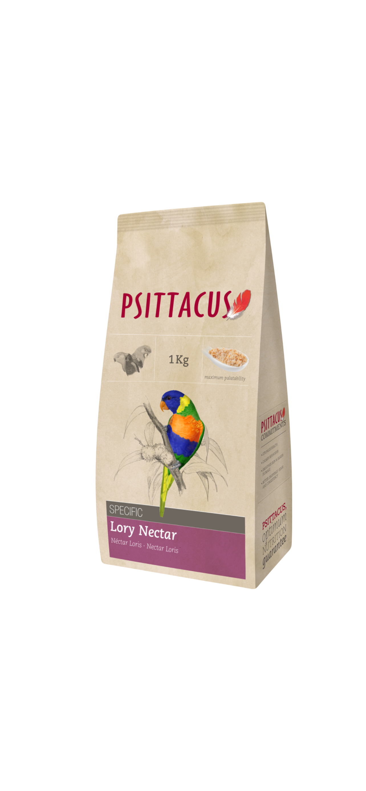 غذاء ببغاء اللوري نكتار من سيتاكوس 1 كيلو