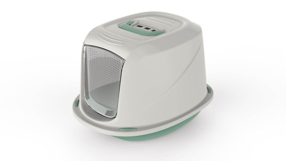 ليتربوكس حوض رمل مغلق مع فلتر روائح حجم صغير