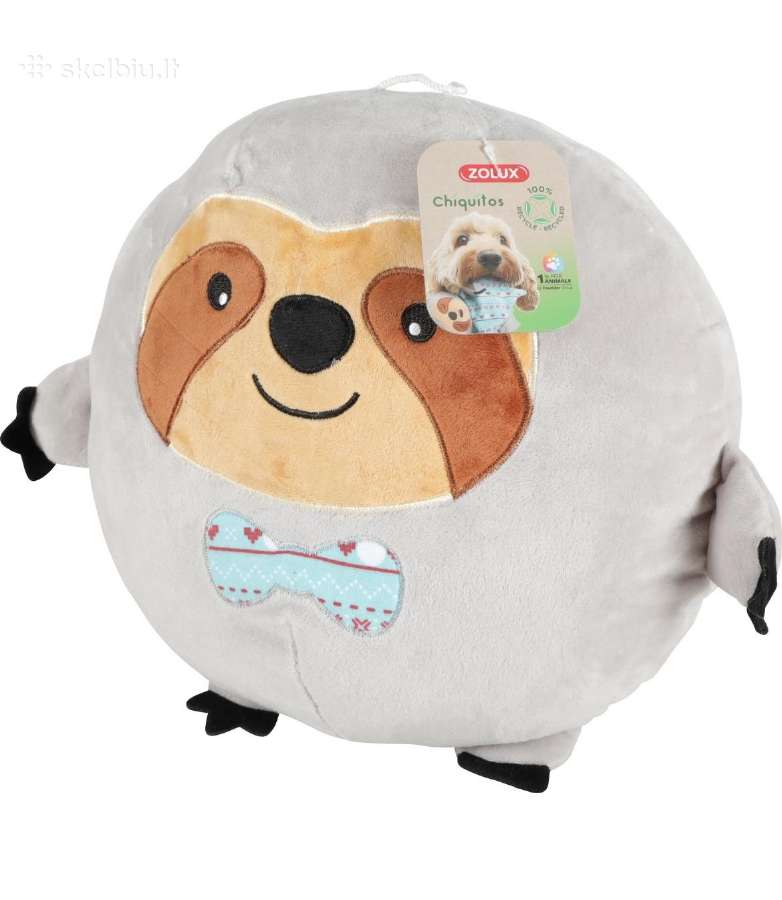 لعبة الكسلان للكلاب والقطط شكل دائري لون رمادي زولكس تشيكيتوس 