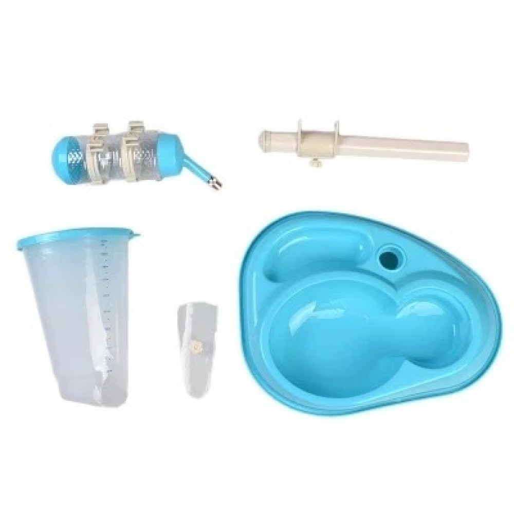 وحدة تغذية ذاتية للطعام الجاف والماء