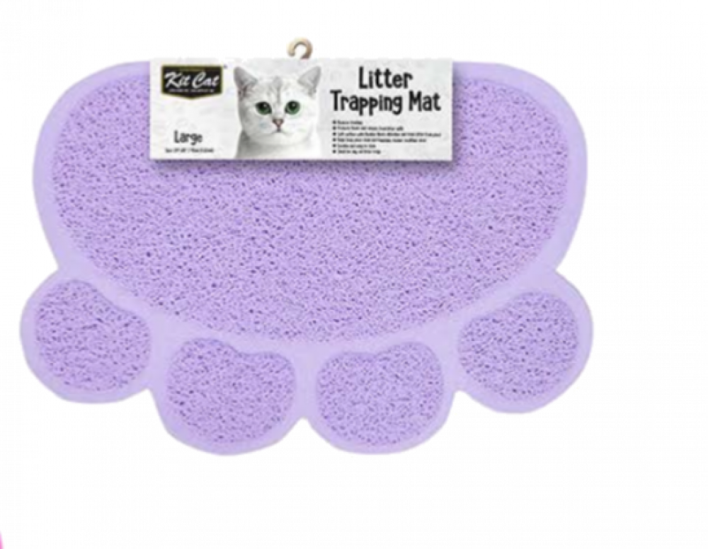 دعاسة حصيرة كت كات كبيرة لحوض الرمل شكل بصمة اليف ٤٥سم*٦٠سم