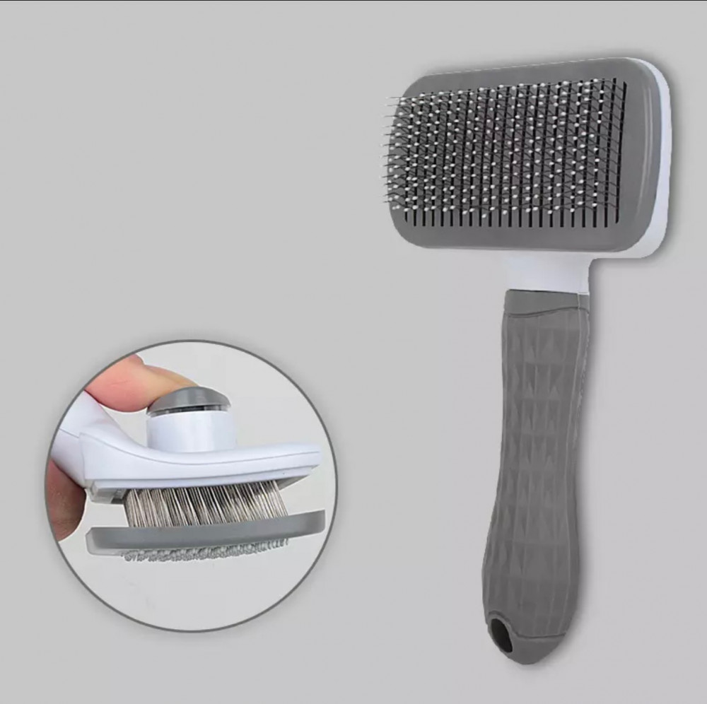 مشط حديد مع ضاغط تنظيف ذاتي