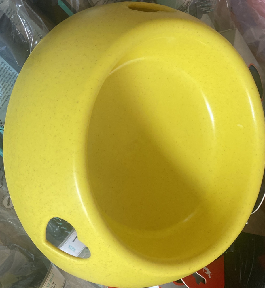 صحن طعام بقلب حجم كبير