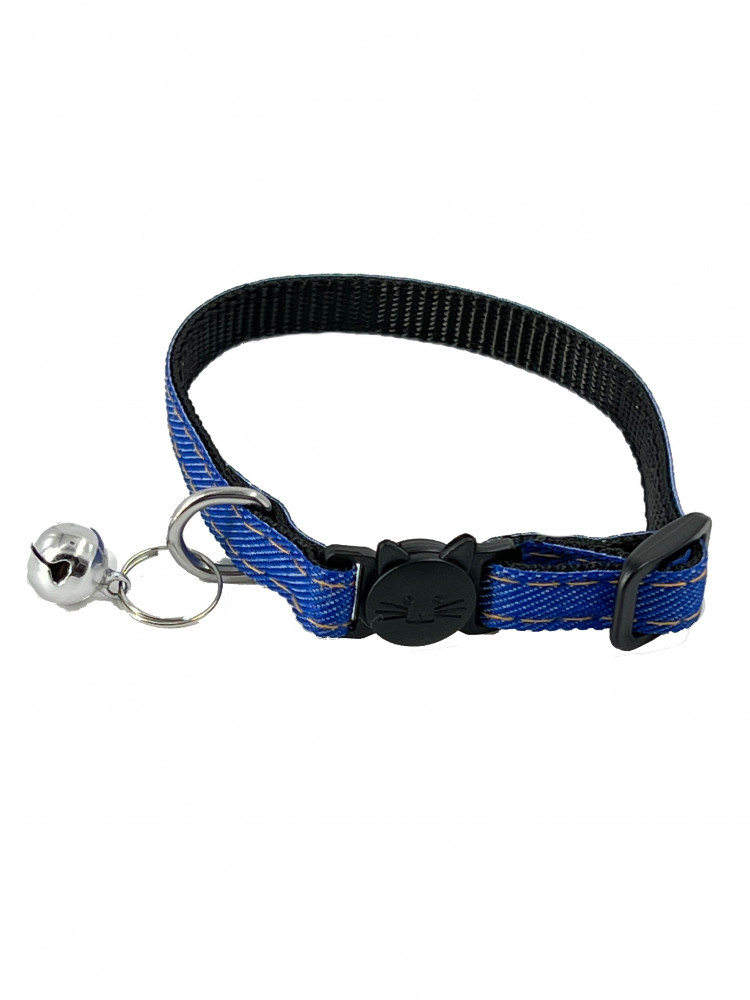 طوق جينز مع جرس