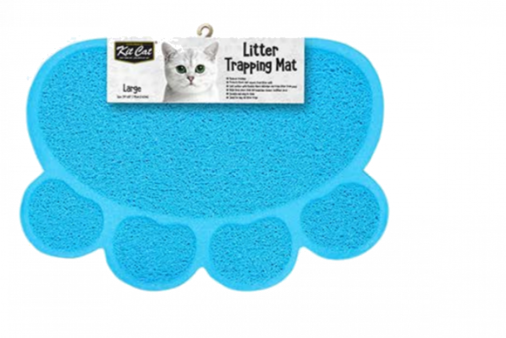 دعاسة حصيرة كت كات كبيرة لحوض الرمل شكل بصمة اليف ٤٥سم*٦٠سم