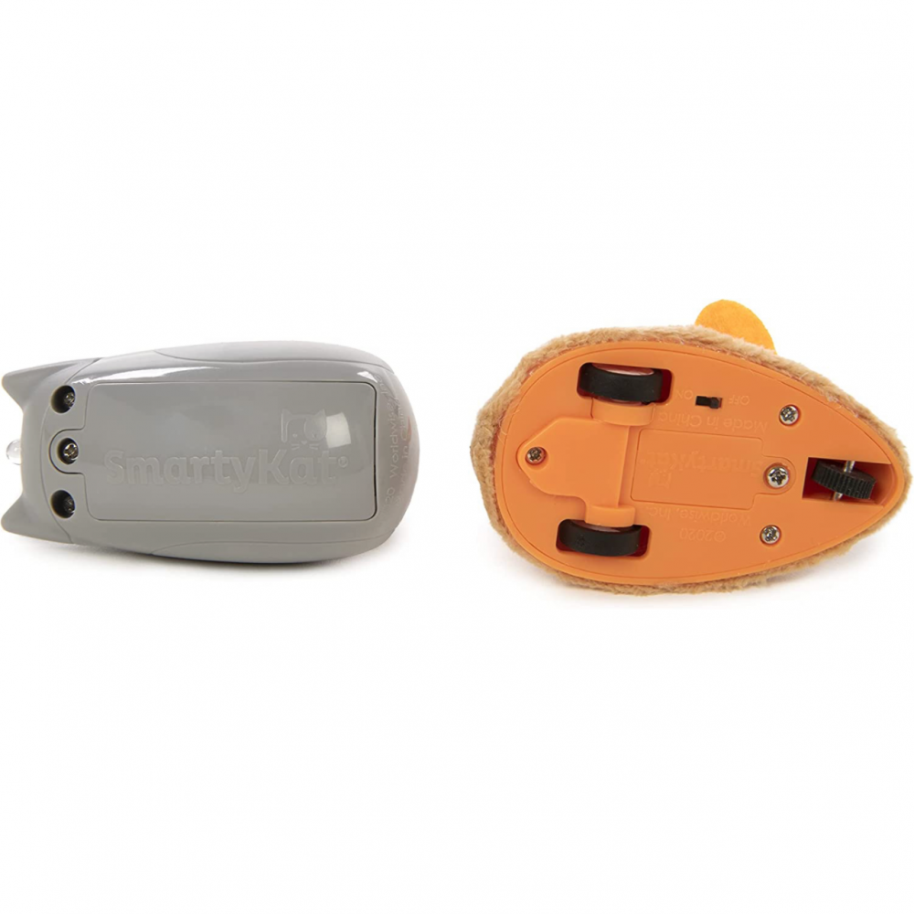 Smartykat Race 'N Chase لعبة القط الإلكترونية للتحكم عن بعد ، تعمل بالبطارية