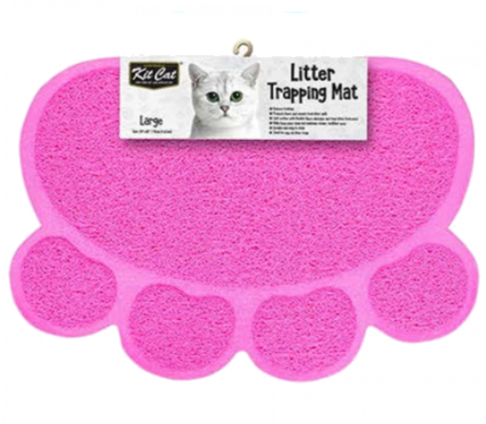 دعاسة كت كات لحوض الرمل شكل بصمة اليف 30سم*40سم