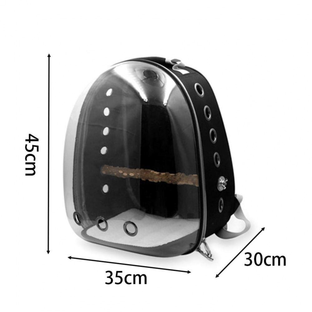 حقيبة للطيور للتنقل مع استاند خشبي