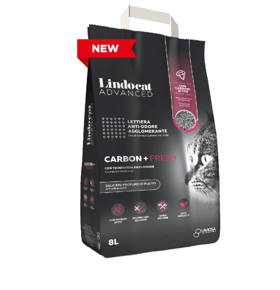 رمل ليندو كات ادفانسد كربون 8 لتر