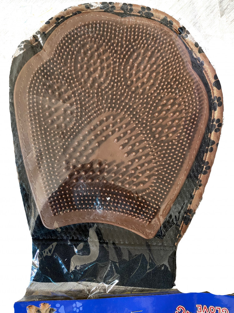 قفاز تنظيف لاستحمام القطط والكلاب